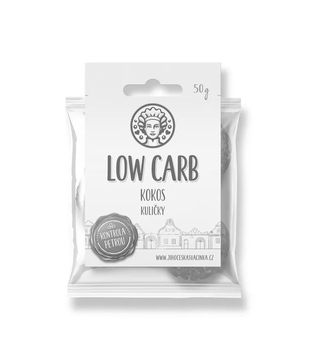 Jihočeská svačinka Low Carb kuličky kokosové 50 g